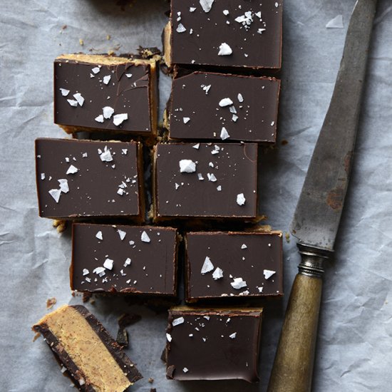 Low-Carb Almond Butter Chocolate Bars