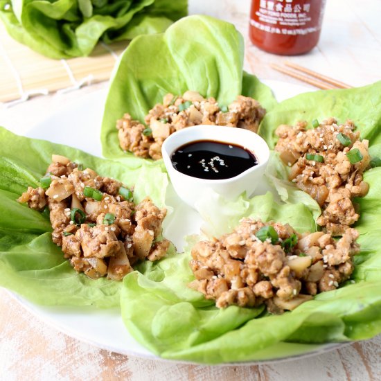 Healthy Turkey Lettuce Wraps