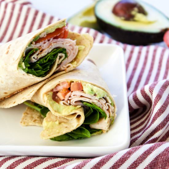 Whole Wheat Turkey Wraps