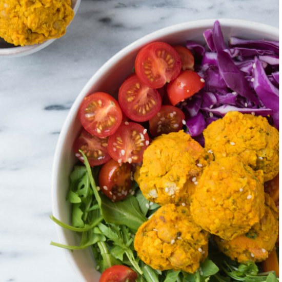 10-Ingredient Sweet Potato Falafel