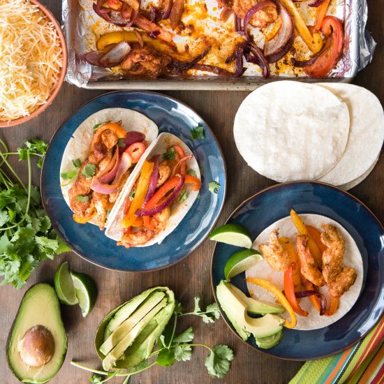 Sheet Pan Chicken Fajitas