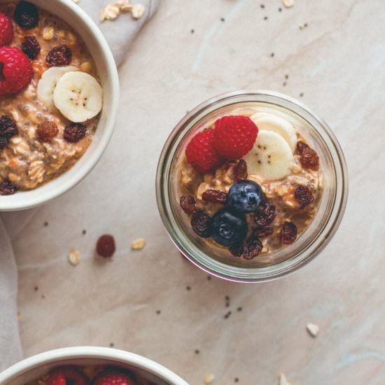 Apricot Ginger Overnight Oats