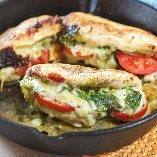 Pesto Stuffed Chicken Breasts