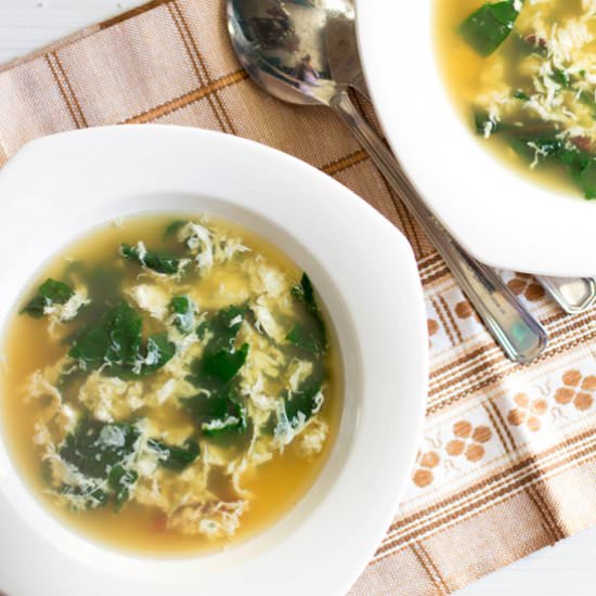 Swiss Chard Stracciatella Soup