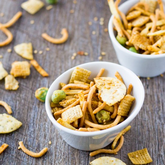 Asian Wasabi Chex Mix