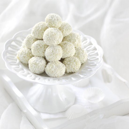 White Chocolate Pistachio Truffles