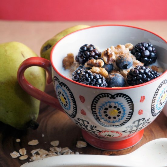 Winter Fruit and Nut Oatmeal