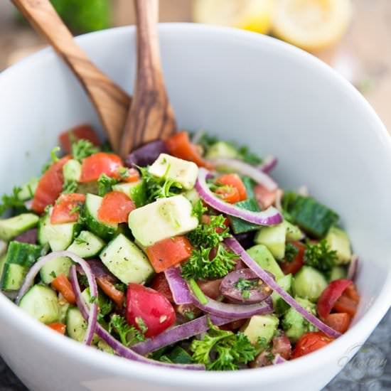 Cucumber Avocado Salad