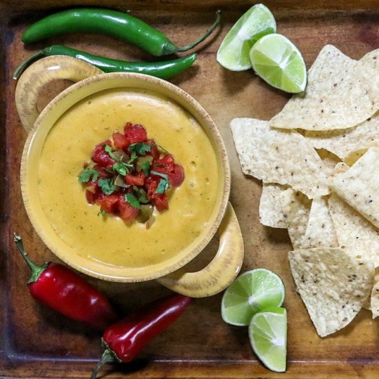 Spicy Vegan Nacho Cheese