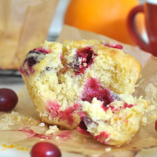 Cranberry Orange Muffins