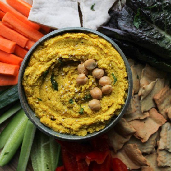 Ginger and Turmeric Hummus