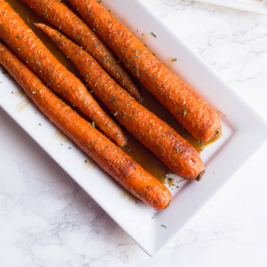 Sweet N’ Spicy Brown Sugar Carrots