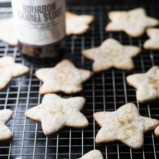 Bourbon Barrel Stout Sugar Cookies