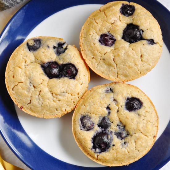 Blueberry Lemon Pancake Muffins