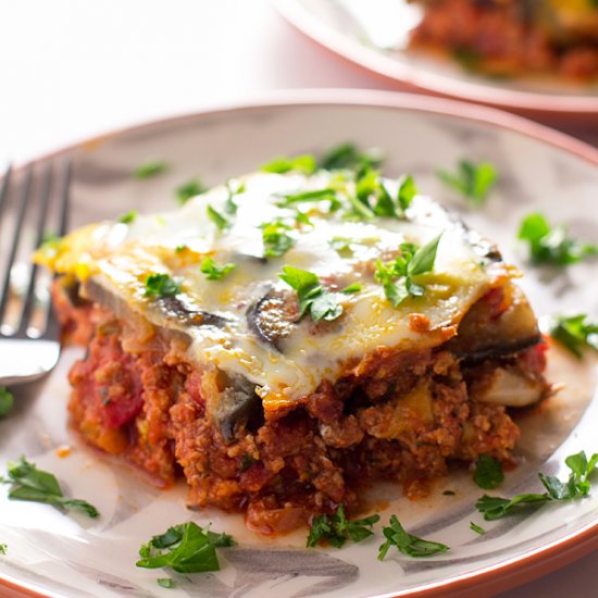 Paleo Eggplant Lasagna