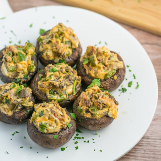 Jalapeno Stuffed Mushrooms