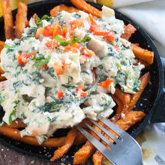 Spinach Artichoke Fries