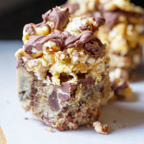 MVP Pretzel Cookie Popcorn Bars