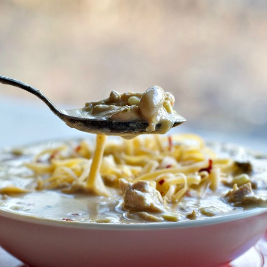 Crock Pot Chili Chicken Soup