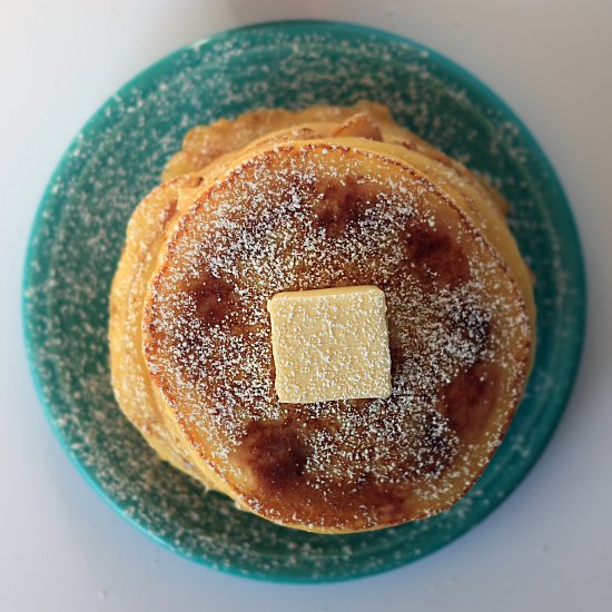 Tart Cherry Ricotta Pancakes