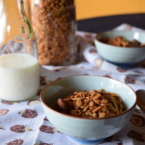 Peanut Butter Banana Granola