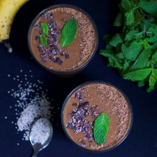 Mint Chocolate Chip Smoothie