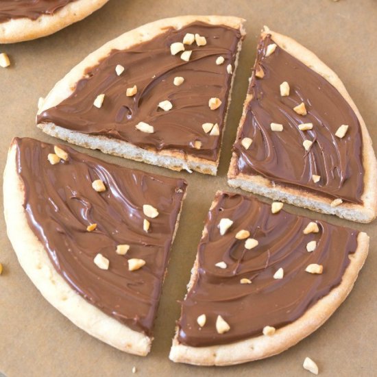 Low Carb Nutella Breakfast Pizza