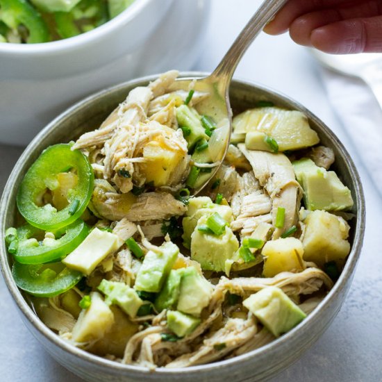 Slow Cooker White Chicken Chili