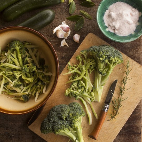 Fermented Broccoli with Herbs