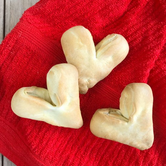 Heart Shaped Bread