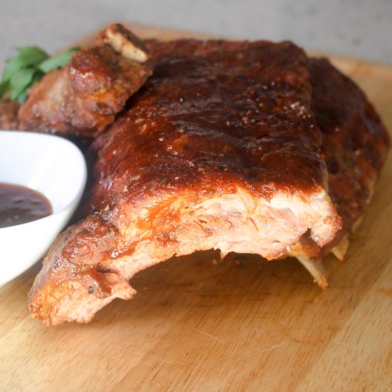 Baked Baby Back Barbecue Ribs