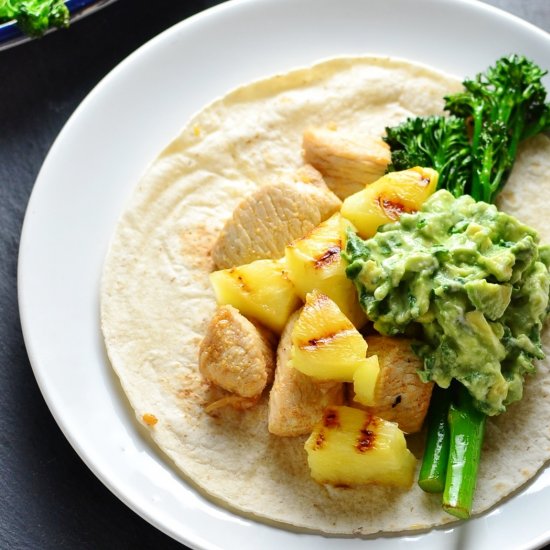 Chicken Pineapple Wraps