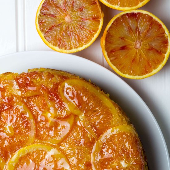 Blood Orange Upside Down Cake