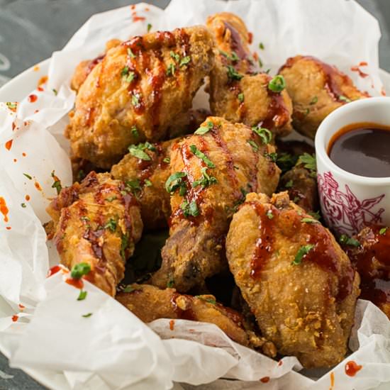 Crispy Korean Chicken Wings