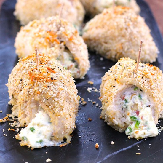 Creamy Jalapeno Stuffed Chicken