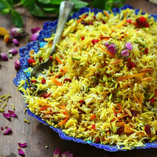 Persian jeweled rice