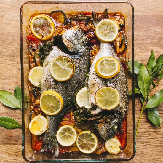 Easy Baked Provençal Fish