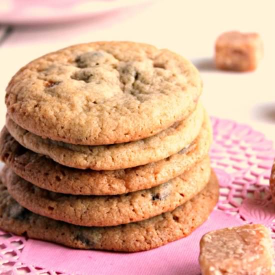 Milk Chocolate and Fudge Cookies