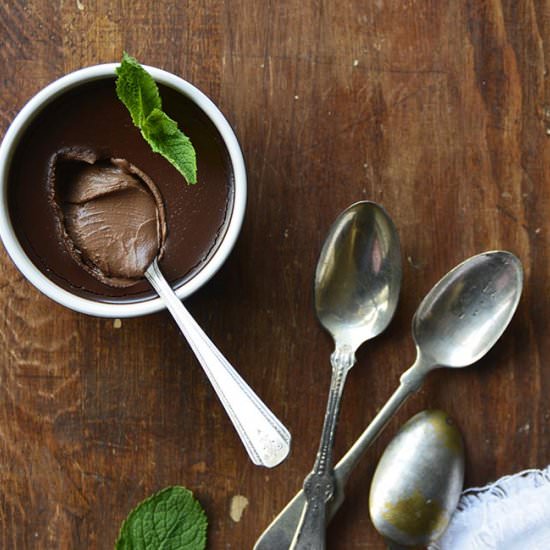 Mint Medley Chocolate Pots de Crème