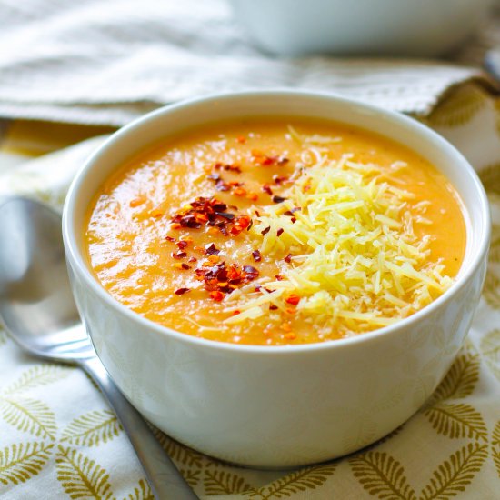 Blender Roasted Potato Soup