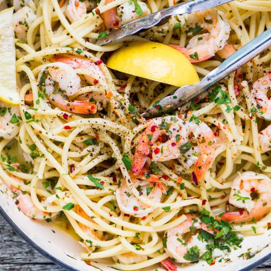 Shrimp Scampi Fra Diavolo