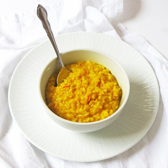 Simple Saffron Risotto