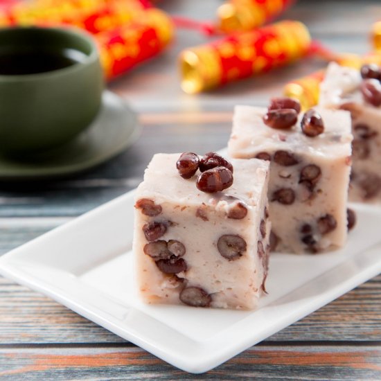 Coconut Red Bean Pudding