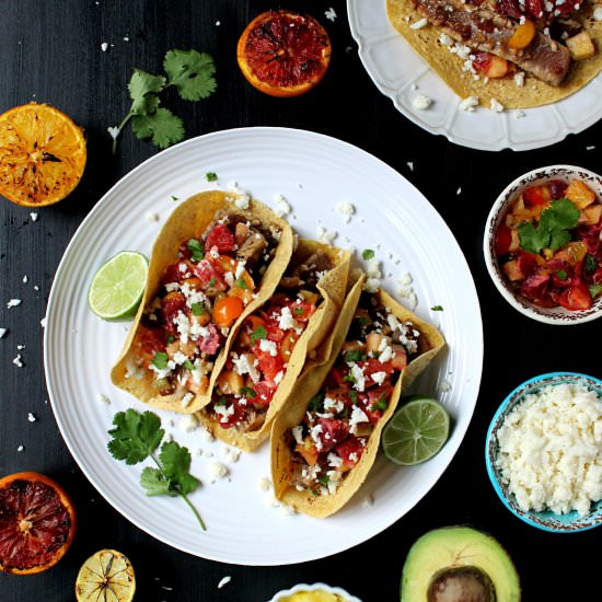 Hawaiian-Style Fish Tacos