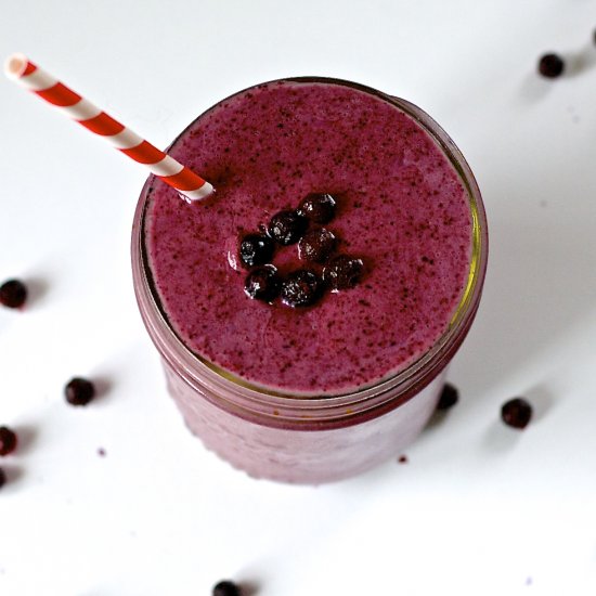 Wild Blueberry Gingersnap Smoothie