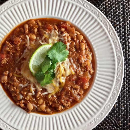 Light & Easy Turkey Chili