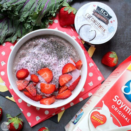 Strawberries & Cream Smoothie Bowl