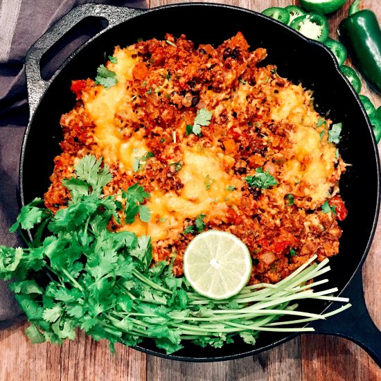 Mexican-Style Cauliflower “Rice”