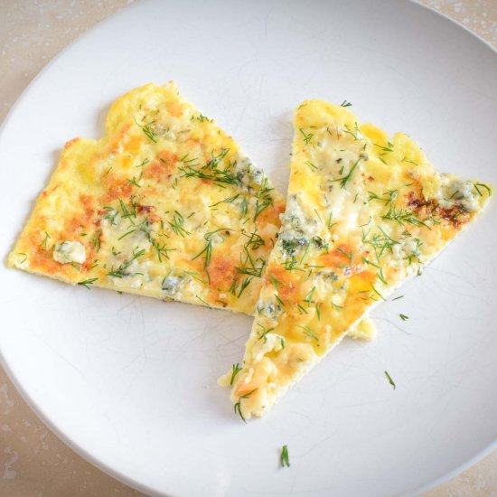 Danish Blue Cheese Omelet