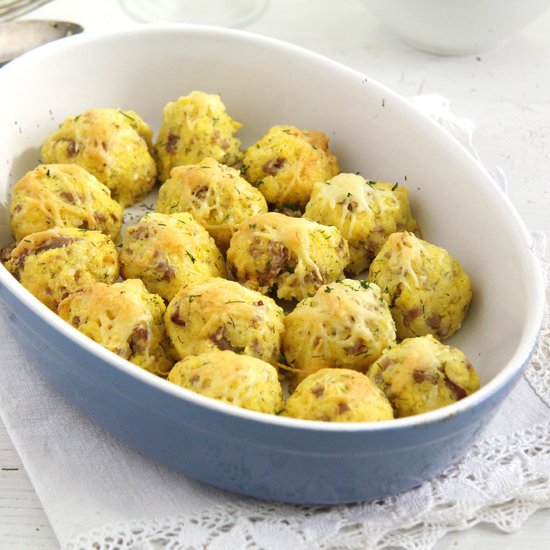 Polenta and Cheese Balls